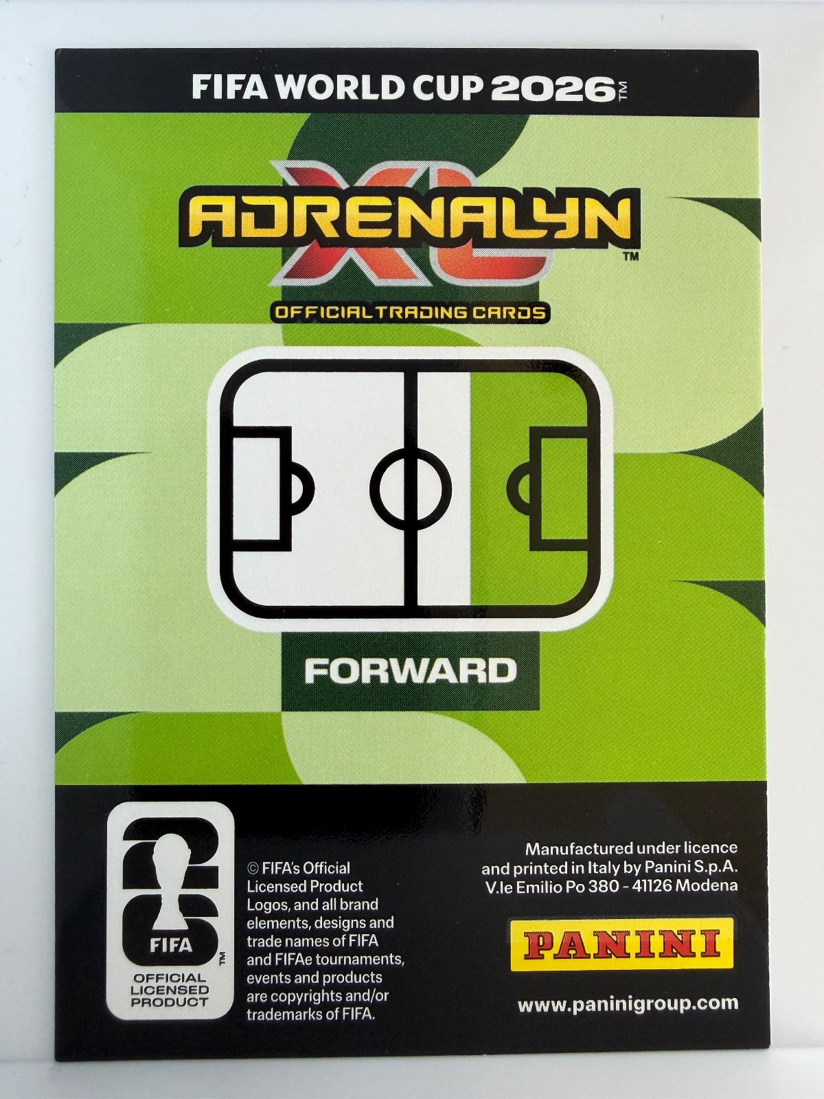 Alireza Jahanbakhsh Base Panini Adrenalyn XL FIFA World Cup 237 NM (Back)