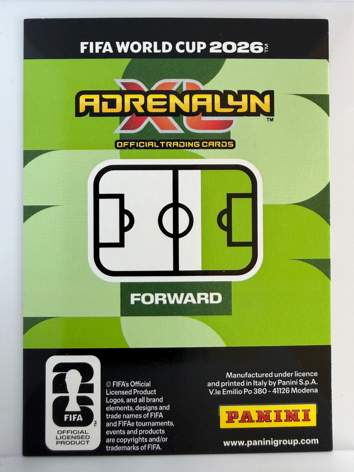 Kylian Mbappe Base Panini Adrenalyn XL FIFA World Cup 180 NM (Back)
