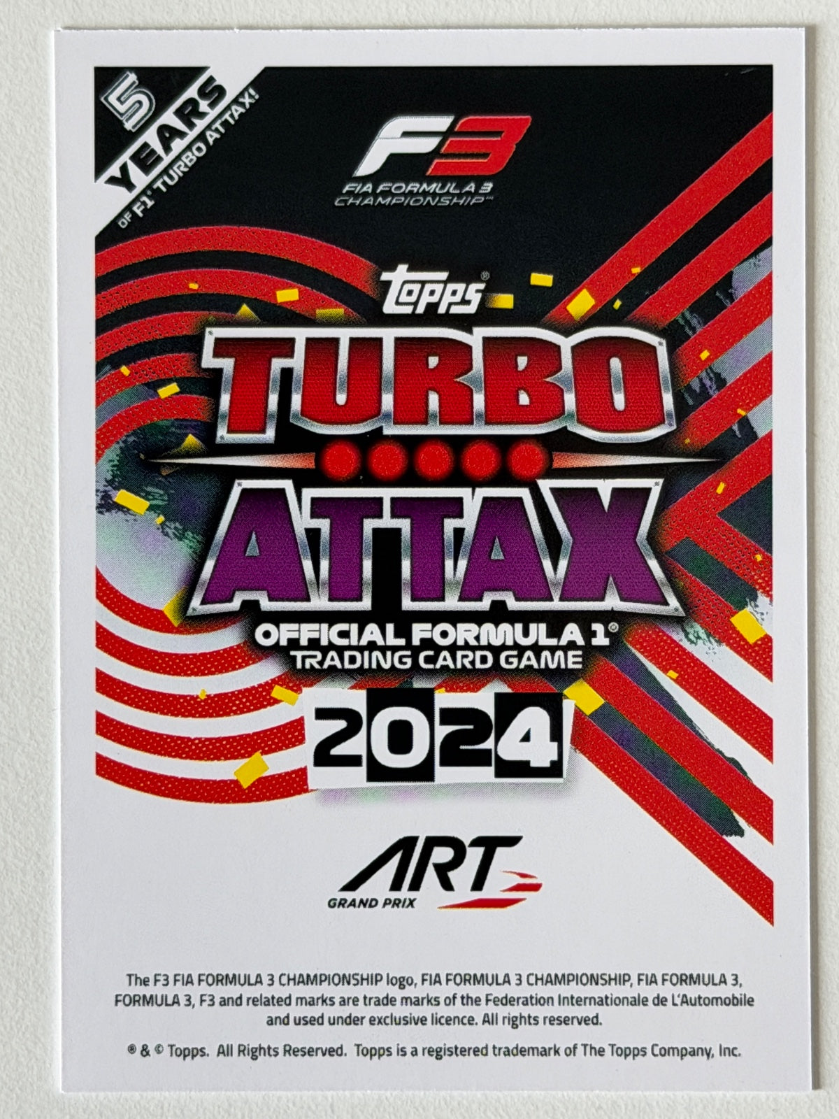 Laurens Van Hoepen Base Topps Turbo Attax F1 296 NM (Back)