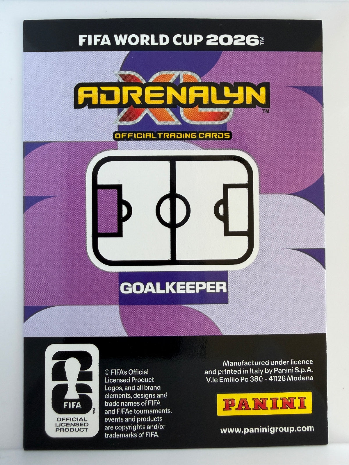 Mike Maignan Base Panini Adrenalyn XL FIFA World Cup 553 NM (Back)