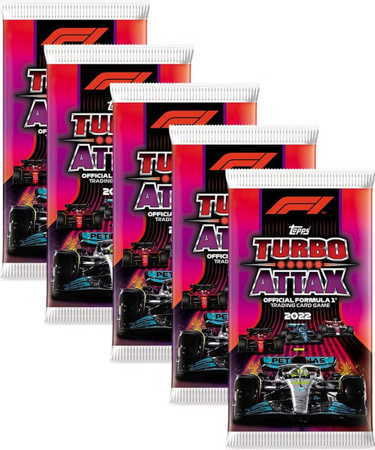 Topps - Turbo Attax Formel 1 2022 - 5 Booster