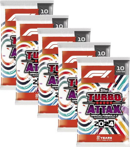 Topps - Turbo Attax Formel 1 2024 - 5 Booster