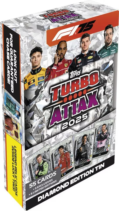Topps Turbo Attax Formel 1 TC 2025 – MEGA TINS Diamond Edition