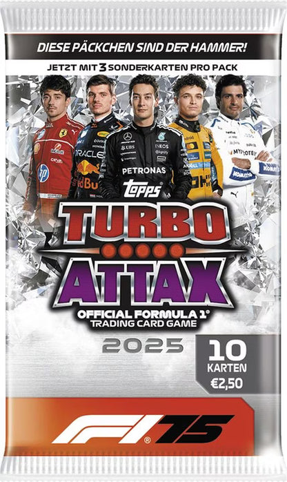 Topps Turbo Attax Formel 1 TC 2025 – MEGA TINS Diamond Edition