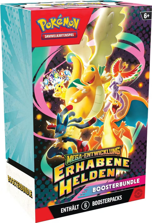 Pokémon-Karten Boosterbundle Mega-Entwicklung Erhabene Helden DE