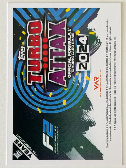 Rafael Villagomez Base Topps Turbo Attax F1 257 NM (Back)