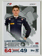 Luke Browning Base Topps Turbo Attax F1 286 NM