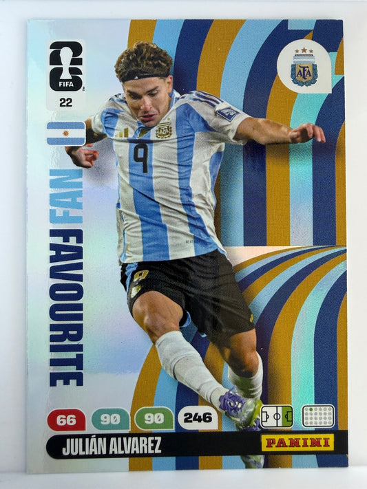 Julian Alvarez Base Panini Adrenalyn XL FIFA World Cup 22 NM