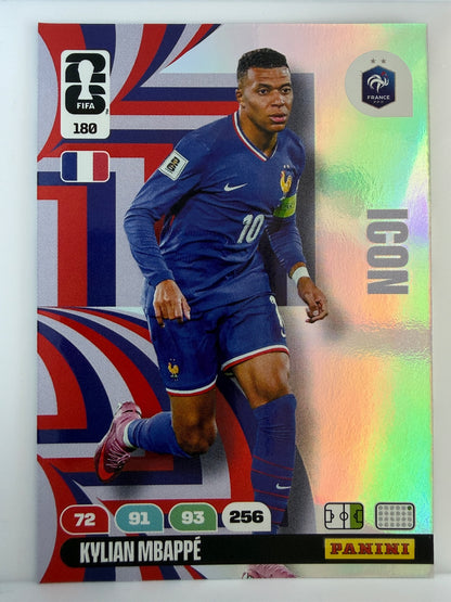 Kylian Mbappe Base Panini Adrenalyn XL FIFA World Cup 180 NM