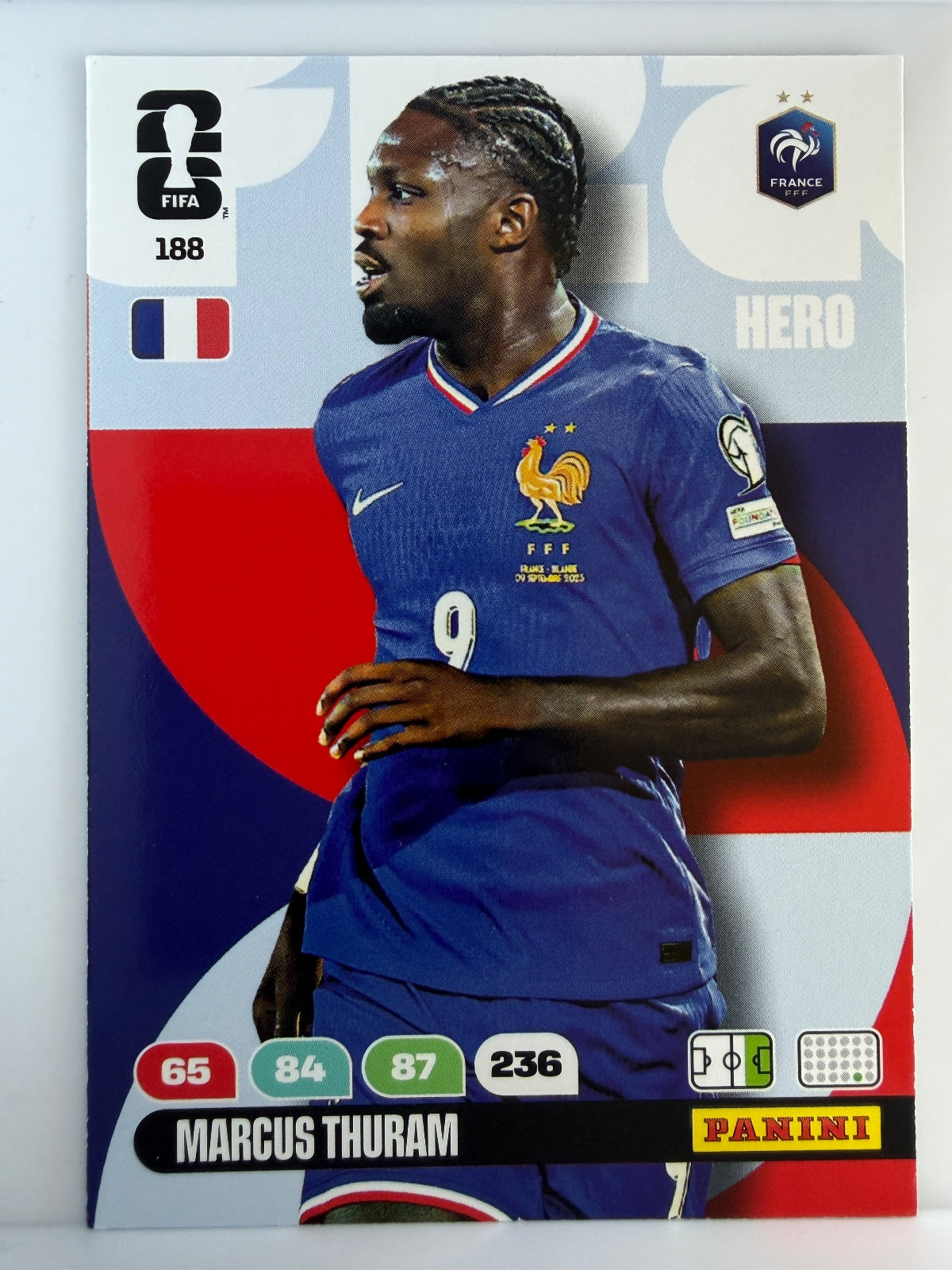 Marcus Thuram Base Panini Adrenalyn XL FIFA World Cup 188 NM