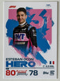 Esteban Ocon Base Topps Turbo Attax F1 61 NM