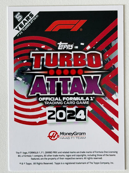 Kevin Magnussen Base Topps Turbo Attax F1 97 NM (Back)