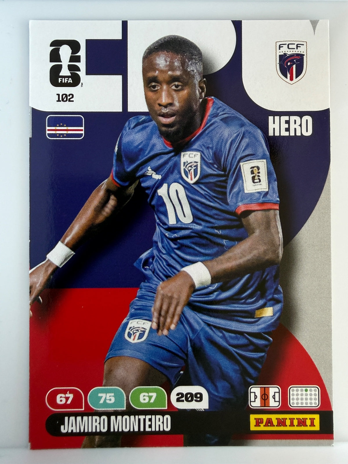 Jamiro Monteiro Base Panini Adrenalyn XL FIFA World Cup 102 NM