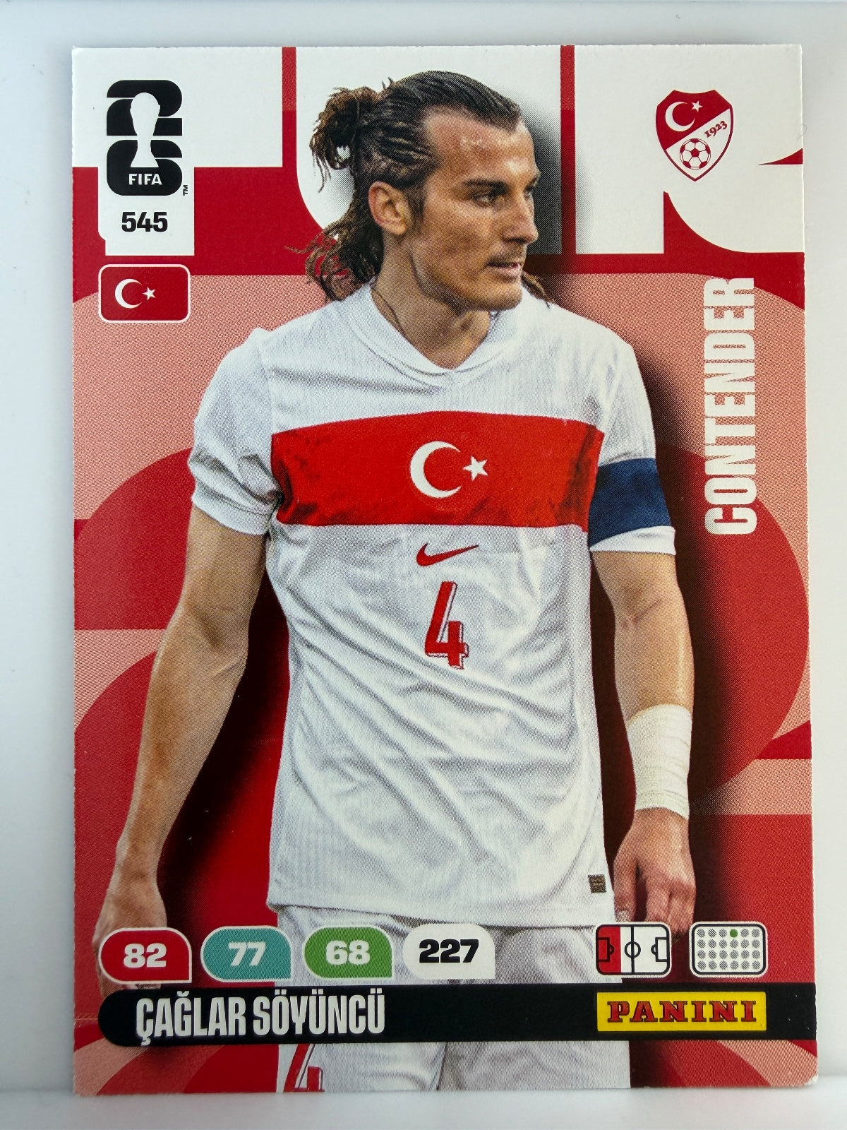 Caglar Soyuncu Base Panini Adrenalyn XL FIFA World Cup 545 NM