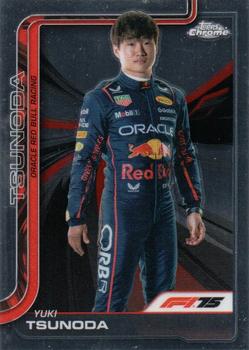 Yuki Tsunoda Base Topps Chrome Formula 1 2 NM