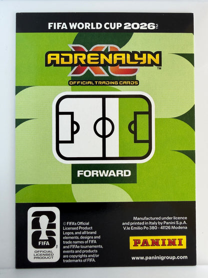 Ismael Díaz Base Panini Adrenalyn XL FIFA World Cup 356 NM (Back)