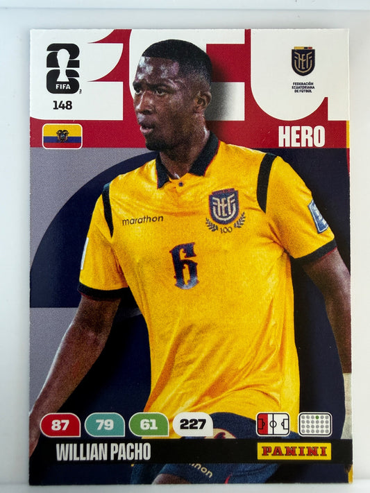Willian Pacho Base Panini Adrenalyn XL FIFA World Cup 148 NM