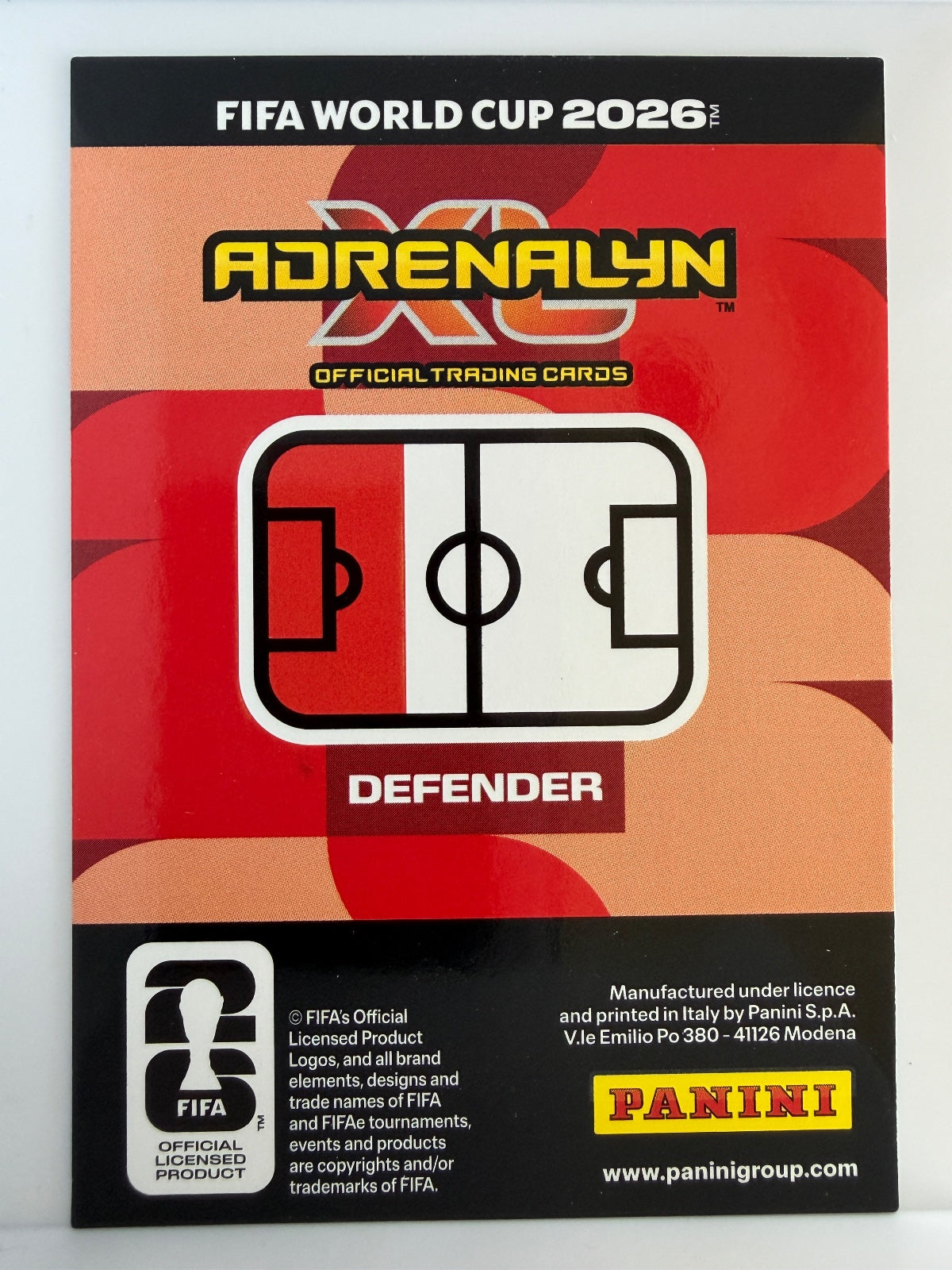Timothy Castagne Base Panini Adrenalyn XL FIFA World Cup 63 NM (Back)