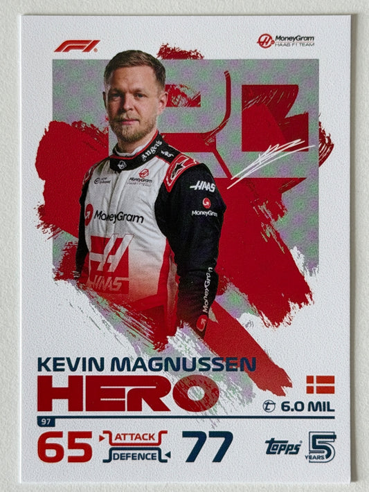 Kevin Magnussen Base Topps Turbo Attax F1 97 NM