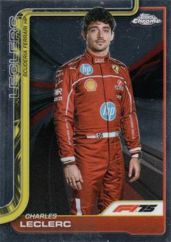 Charles Leclerc Base Topps Chrome Formula 1 3 NM