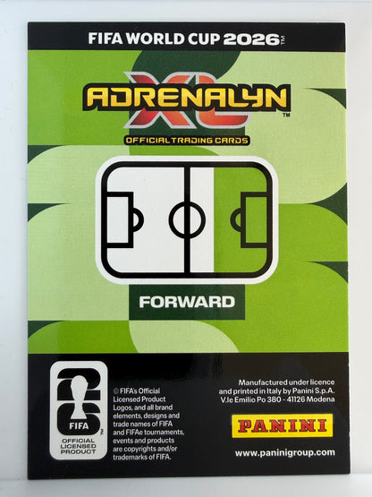 Marcus Thuram Base Panini Adrenalyn XL FIFA World Cup 188 NM (Back)
