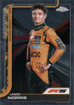 Lando Norris Base Topps Chrome Formula 1 5 NM